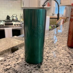 Green Starbucks insulated tumbler